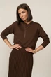 Женский пуловер 2886 ТМ Triko Bakh 42-44 шоколадный (2886_chocolate_1) - изображение 3