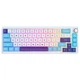 Беспроводная клавиатура KZZI K68 Pro Wireless Keyboard UA\ENG (Rainbow Switch) Blue Sea (6977534870468) - изображение 2