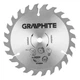 Диск пильний Graphite по дереву, 150х10мм, 1.6мм, 24 зубів - изображение 2