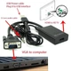 Переходник-конвертер U&P VGA - HDMI 0.2 м Black (CC-VATHA-BK) - изображение 4