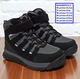 Зимние термоботинки дутики для мальчика подростка на овчине хайтопы на липучке 01429Е grey BI&KI 37(стелька 23см) - изображение 13