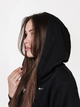 Bluza damska rozpinana streetwear z kapturem Nike W Nsw Nk Chll Ft Fz Hdy FN2415-010 S Czarna (196974934493) - obraz 6