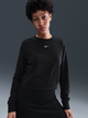 Bluza bez kaptura damska Nike W Nsw Nk Chill Ft Crew HV2393-010 XL Czarna (198482121594) - obraz 1