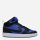 Підліткові високі кеди для хлопчика Nike Court Borough Mid 2 (GS) CD7782-404 38.5 (6Y US) Сині з чорним (197594236608) - зображення 1