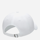 Czapka z daszkiem dziecięca bawełniana Nike K Nk Club Cap Us Cb Fut Wsh FB5063-100 Biała (196606810171) - obraz 2