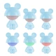 Светильник-ночник LED с аккумулятором Cute Mouse Kite K25-316-2-3, голубой - изображение 4