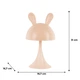 Светильник-ночник LED с аккумулятором Simple Bunny Kite K25-317-1-4, персиковый - изображение 6