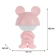 Светильник-ночник LED с аккумулятором Dreamy Mouse Kite K25-315-2-2, розовый - изображение 6