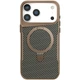 TPU+PC чохол Metal Buttons with MagSafe Carbon Ring для Apple iPhone 17 Pro Max (6.9") Золотий - зображення 1