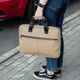 Женская деловая сумка для ноутбука до 15.6" Capitalist Str Beige, бежевая, из фактурной экокожи, 5 отделений - изображение 1