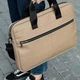 Женская деловая сумка для ноутбука до 15.6" Capitalist Str Beige, бежевая, из фактурной экокожи, 5 отделений - изображение 6