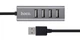 USB хаб Hoco HB1 Line Machine 4USB (metal), кабель 0,8m Сірий - зображення 4