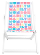 Шезлонг HOMLA 744723 MONROE SUMMER 59 x 87/102 x 87/71 cм дерев'яний білий (5906496744723) - зображення 2
