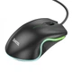 Миша HOCO GM19 Enjoy gaming luminous wired mouse Black (6931474784131) - изображение 8
