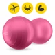 Мяч для фитнеса (арахис) 4FIZJO Air Ball Peanut 45 x 90 см Anti-Burst Pink (P-5907739318565) - изображение 7