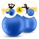 М'яч для фітнесу (арахіс) 4FIZJO Air Ball Peanut 45 x 90 см Anti-Burst Blue (P-5907739312945) - зображення 10