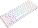 Клавіатура бездротова RK ROYAL KLUDGE RK61 RGB Brown Switch White (RK-61-WH-BRNSW-US) - зображення 5
