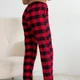 Пижама (рубашка+штаны) женская теплая Фланель XL Клетка красная с черным Cosy F71P - изображение 3