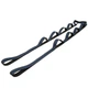 Стрічка стропа з петлями для розтяжки Stretch Strap Jianpeile (12 петель, поліестер, розмір 200х2см, чорний-синій) (JPL-3092) - изображение 1