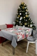 Скатертина Merry Christmas з тематичним різдвяним принтом ПРОВАНС Сірий artdom71512905 (artdom31467) - изображение 2