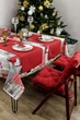 Скатерть Merry Christmas ProDobro 132х180 см текстиль для сервировки стола новогодняя скатерть (570429) - изображение 5