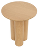 Stolik kawowy HOMLA 746659 LUMBERA 40 x 40 x 45 cm naturalny w okleinie dębowej (5906496746659) - obraz 3