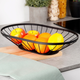Kosz na owoce Nava Misty metalowy czarny 40.5x25.5 cm (5205746001310) - obraz 6
