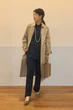 Тренч женский Uniqlo 227882468 2XL Бежевый (1159845822) - изображение 5