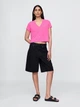 Футболка коротка жіноча GAP 95969727 S Рожева (1159845498) - зображення 3