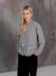 Кардиган с примесью шерсти вязаный женский ARTKNIT Casual Wool L-XL Серый (2251948784011) - изображение 3