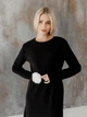 Платье длинное вязаное осеннее женское ARTKNIT Николь S Черное (2251948565016) - изображение 7