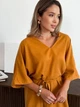 Платье длинное летнее женское ARTKNIT Эстель One Size Горчичное (2251948364015) - изображение 5