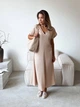 Платье длинное летнее женское ARTKNIT Селеста S Бежевое (2251948337019) - изображение 4
