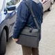 Деловая сумка для ноутбука до 15.6" Capitalist STR Gray унисекс, серая, из фактурной экокожи, 5 отделений - изображение 9