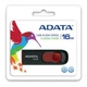 Флеш-накопичувач ADATA USB 2.0 C008 16Gb Black/Red (AC008-16G-RKD) (298) - изображение 2