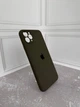 Чехол Wave Silicone Case з защитой камеры для iPhone 11 Pro Dark Olive - изображение 4