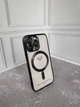 Чохол Shining Chrome Case With MagSafe з захистом камери для iPhone 13 Pro Max Black - зображення 3