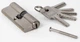 Цилиндр замка Riko lock cylinder ZZ 35x35 Сатин - изображение 2