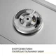 Газовая варочная поверхность Domino WEILOR GM W 314 SS, нержавеющая сталь компактная на 1 турбо конфорку - изображение 8