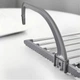 Раздвижная сушилка для белья на балкон Folding Clothes Hanger Двойная складная сушка для одежды обуви на радиатор - изображение 3
