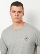 Футболка хлопковая длинная мужская Converse CVM5T565-M6X M Серая (0198820069755) - изображение 4