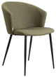 Krzesło do kuchni i salonu HOMLA 738074 LUJO 56.5 x 59 x 81 cm Zielone (5906496738074) - obraz 1