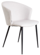 Krzesło do kuchni i salonu HOMLA 738050 LUJO 56.5 x 59 x 81 cm Beżowe (5906496738050) - obraz 1