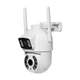 IP PTZ-видеокамера с WiFi 3Mp+3Mp Light Vision VLC-9130WI/2C (Tuya) f=3.6mm+3.6mm, ИК+LED-подсветка, с микрофоном (75-00301) - изображение 1