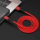 Data-кабель Hoco U93 Shadow lightning 2.4А 1.2м Червоний (Q/HKKJ 003-2017) - изображение 3