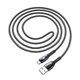 Data-кабель Hoco U89 Safeness MicroUSB 2.4A 1.2м Чорний (Q/HKKJ 003-2017) - изображение 1