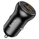 Автомобильное зарядное устройство HOCO NZ5 PD30W+QC3.0 (1Type-C/1USB) + Type-C-Lightning, Black - изображение 1
