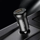 Автомобильное зарядное устройство HOCO NZ5 PD30W+QC3.0 (1Type-C/1USB) + Type-C-Lightning, Black - изображение 3