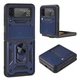 Чехол-накладка Ricco Camera Sliding для Samsung Galaxy Z flip 3 Blue - изображение 1