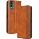 Чехол книжка Epik iFace Retro Leather для Nokia C32 кожа PU brown - изображение 1